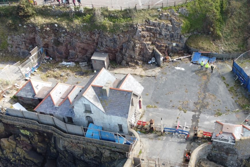 construction site of a house